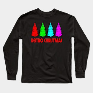 Retro Christmas Graphic Long Sleeve T-Shirt